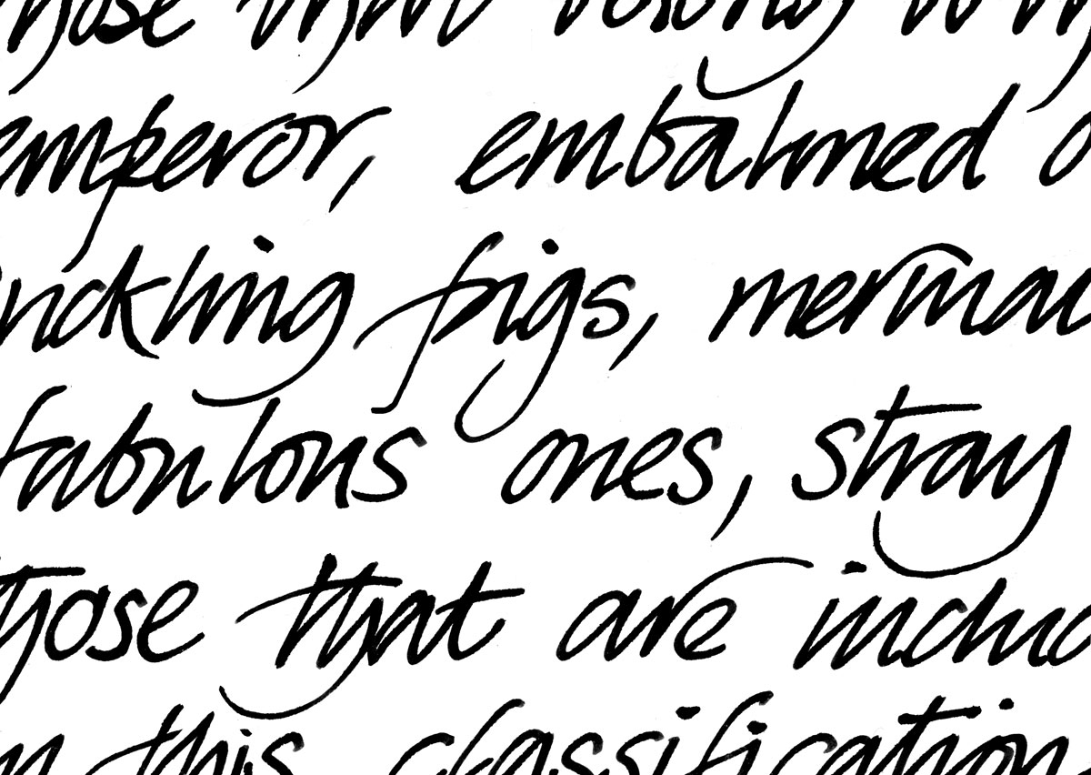 Fabulous Ones Handwriting Sample