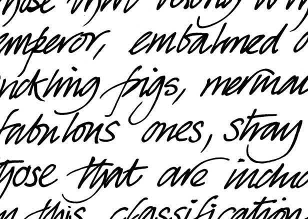 Fabulous Ones Handwriting Sample