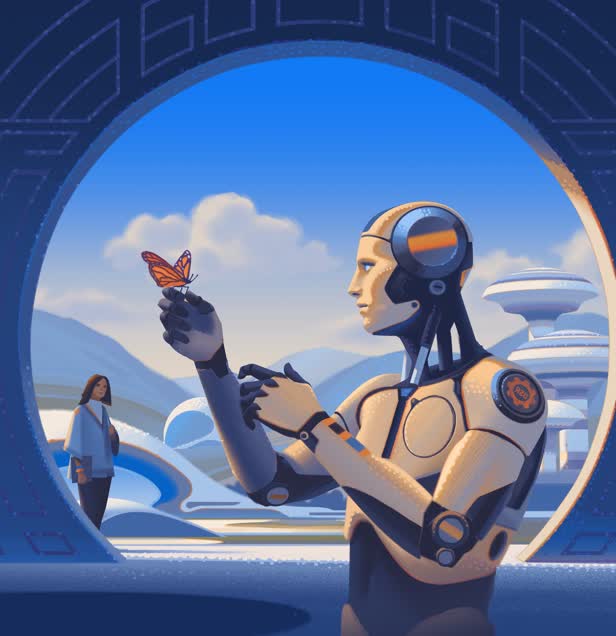 I, Robot book cover / Onehotbook