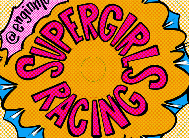 Supergirls Racing Adidas Women's Bike Polo
