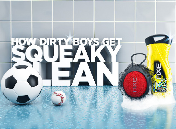 AXE Squeaky Clean Poster