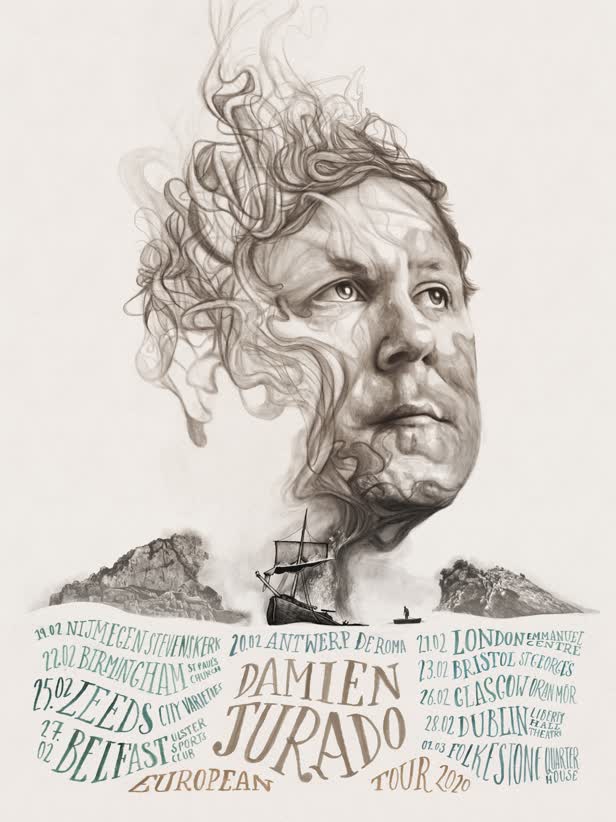 Damien Jurado Tour Poster