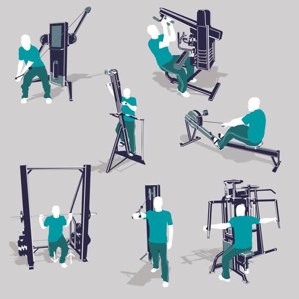 Mens Fitness Machines