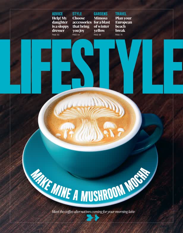 Mushroom coffee / Guardian Saturday Magazine