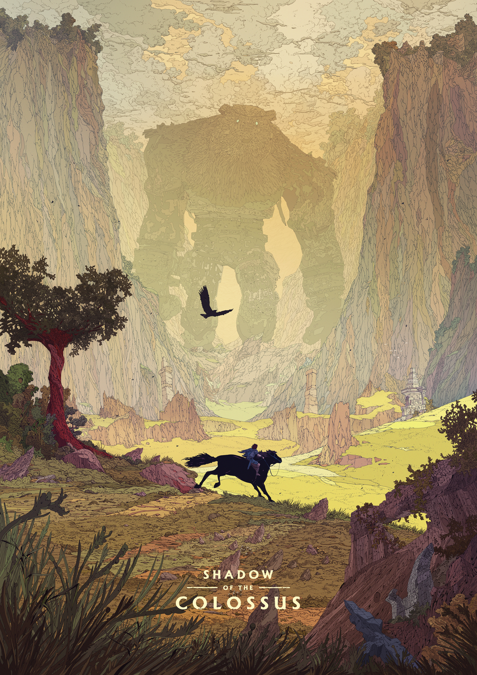 Shadow of the colossus poster commission for Cook&becker and Sony Japan.jpg