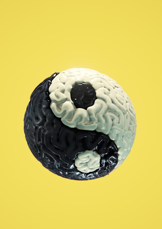 Brain Ying Yang / Men's Health Magazine