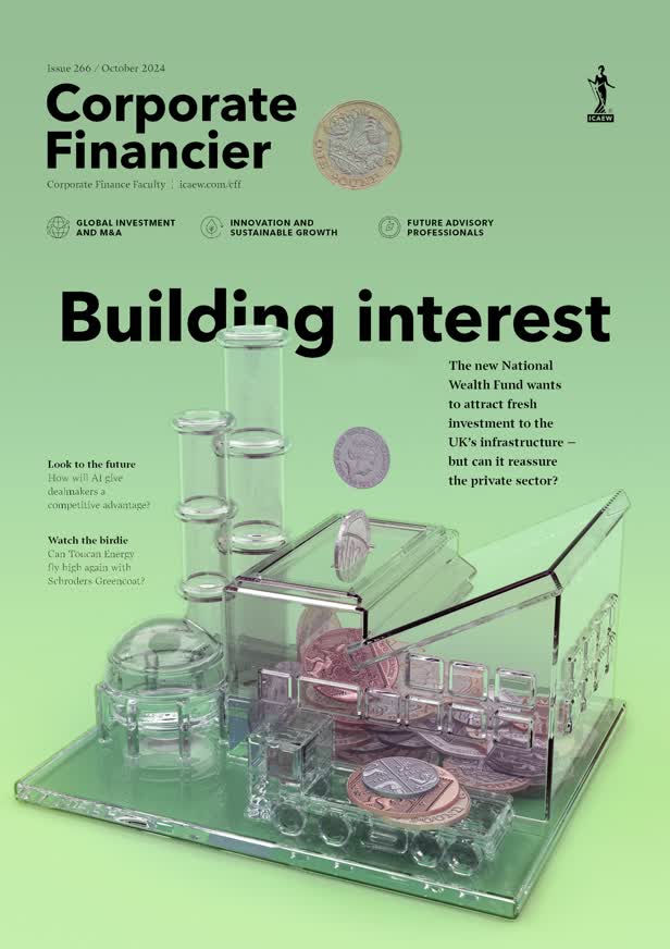 Building Interest  cover / Corporate Financier Magazine