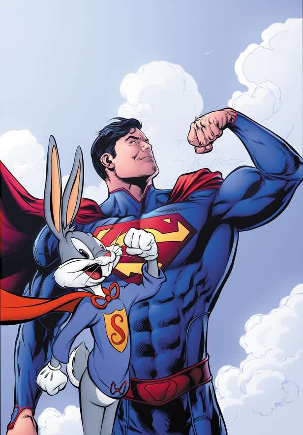 Super Man And Bugs Bunny