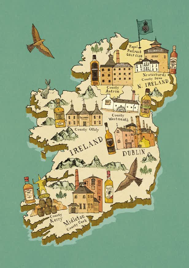 Irish Distilleries / Golf Magazine