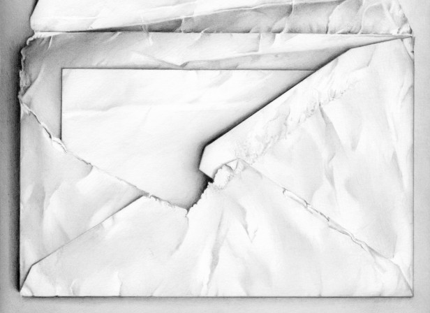 Envelope Revealing Folded Letter