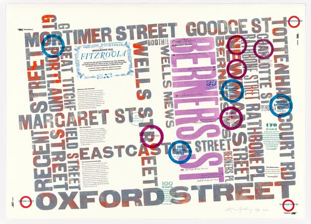 Fitzrovia map / Fora