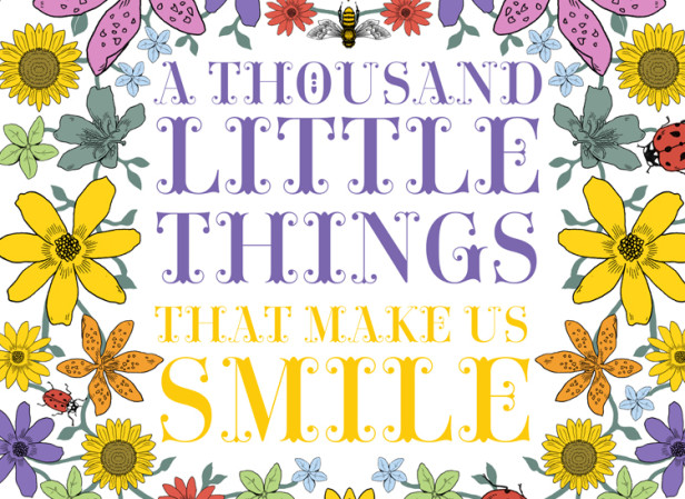 A Thousand Things That Make Us Smile