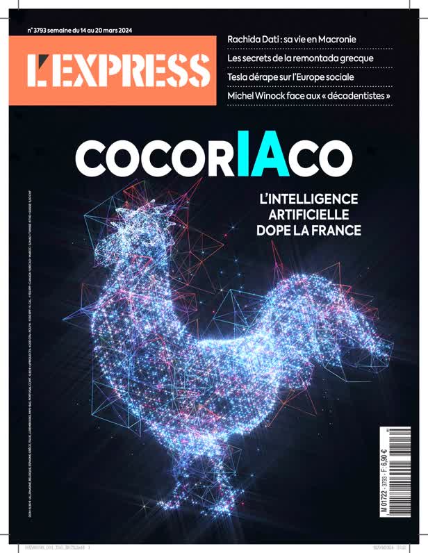 AI strengths in France cover / L'Express Magazine