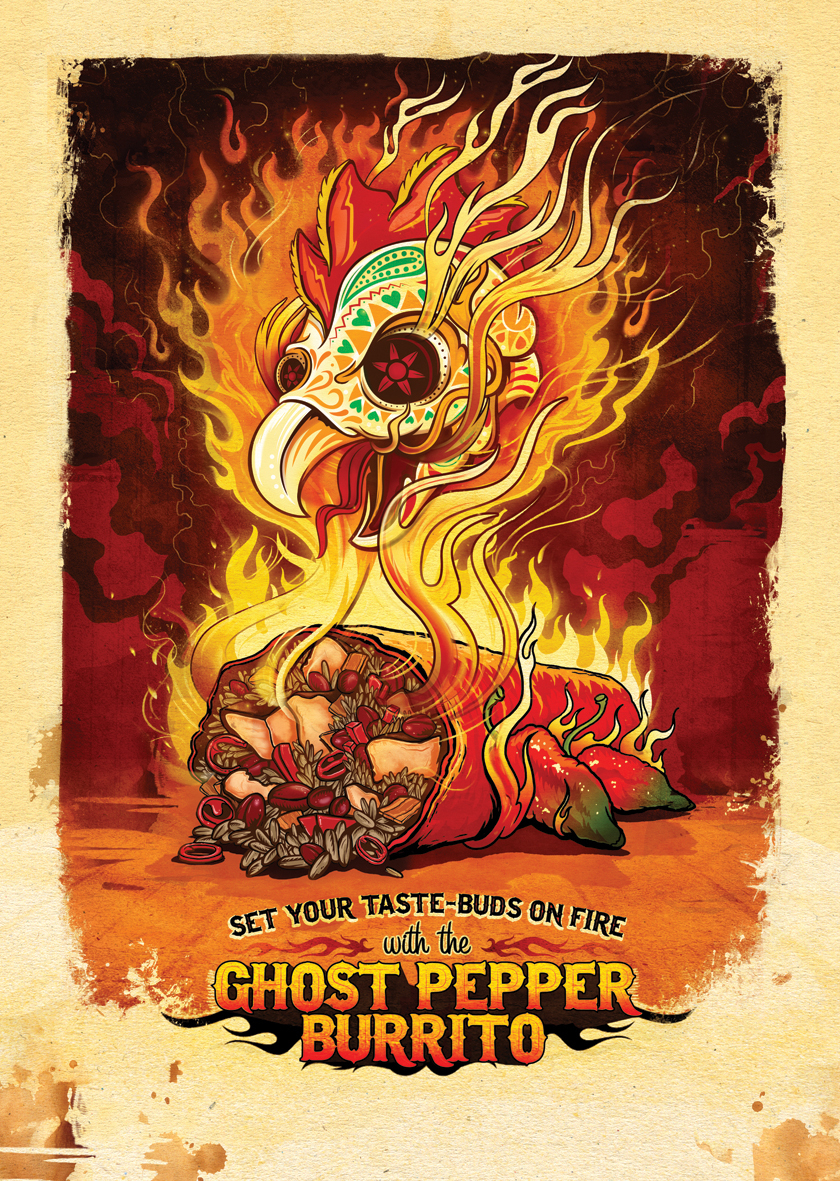 Ghost Pepper Burrito