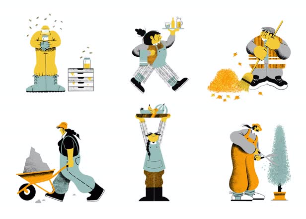 Worker spots / Personal work