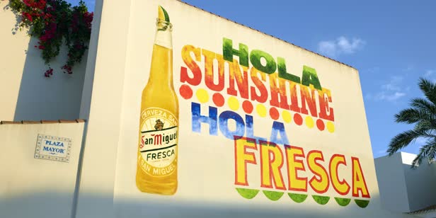 Mural / San Miguel beer