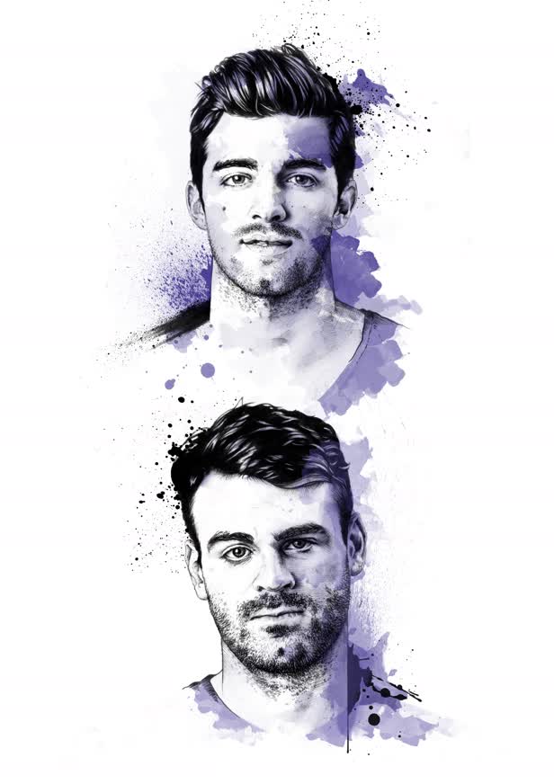 The Chainsmokers portraits / Billboard Magazine