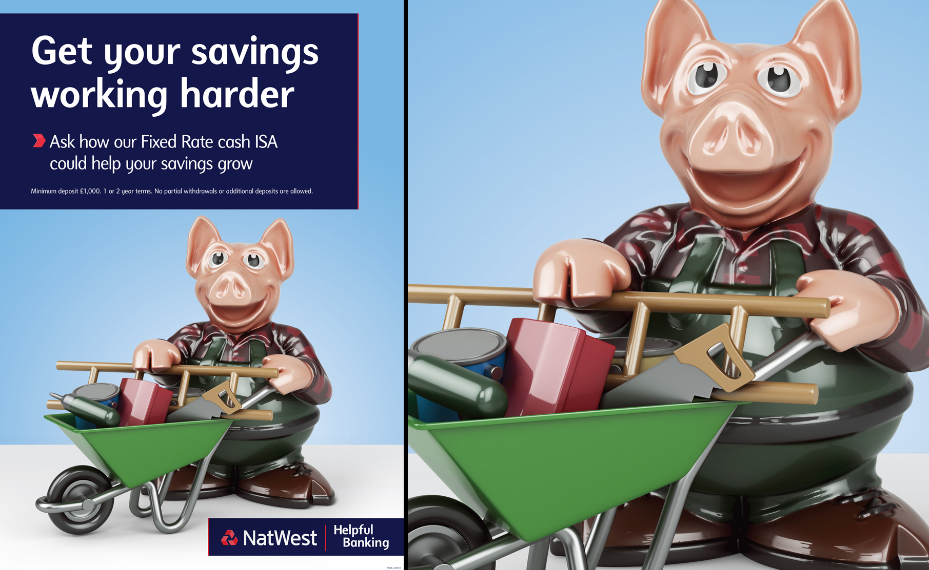 Natwest Pigs Working Harder