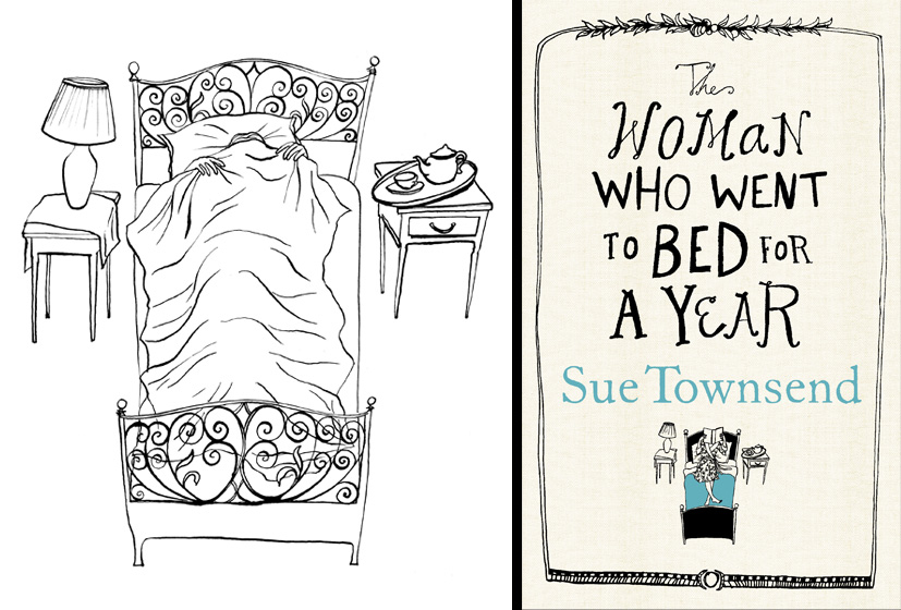 Sue Townsend Cover - The Woman Who Went To Bed For A Year