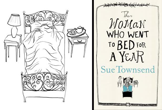 Sue Townsend Cover - The Woman Who Went To Bed For A Year