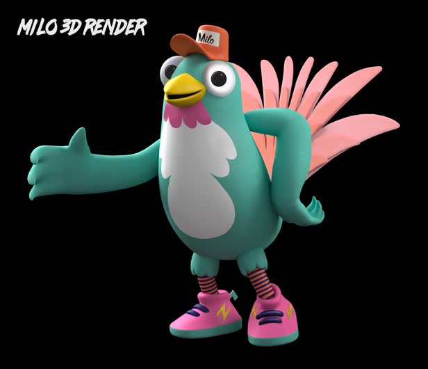 Milo 3D Render