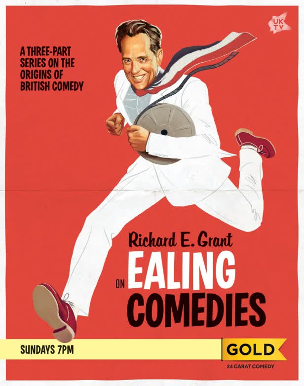 Richard E Grant on Ealing Comedies / UKTV Gold