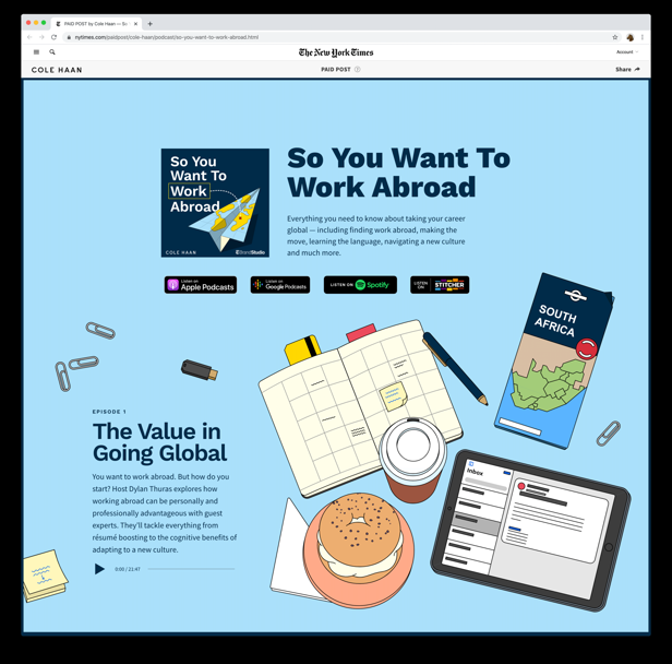 So You Want to Work Abroad Desktop / New York Times