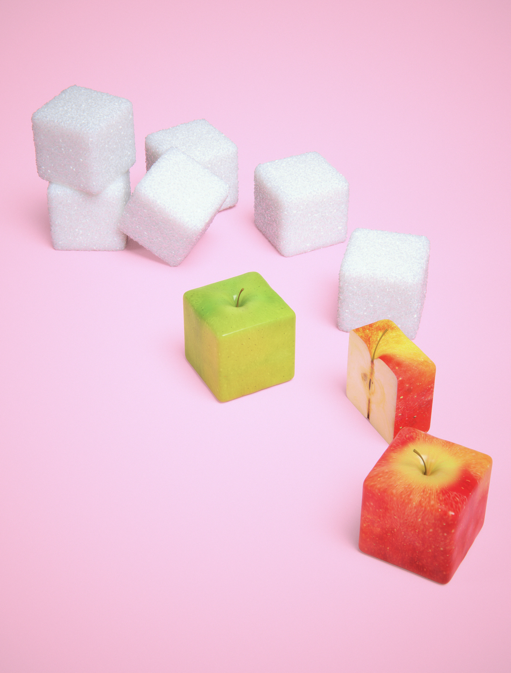 Apple and Sugar Cubes Mens Health Magazine
