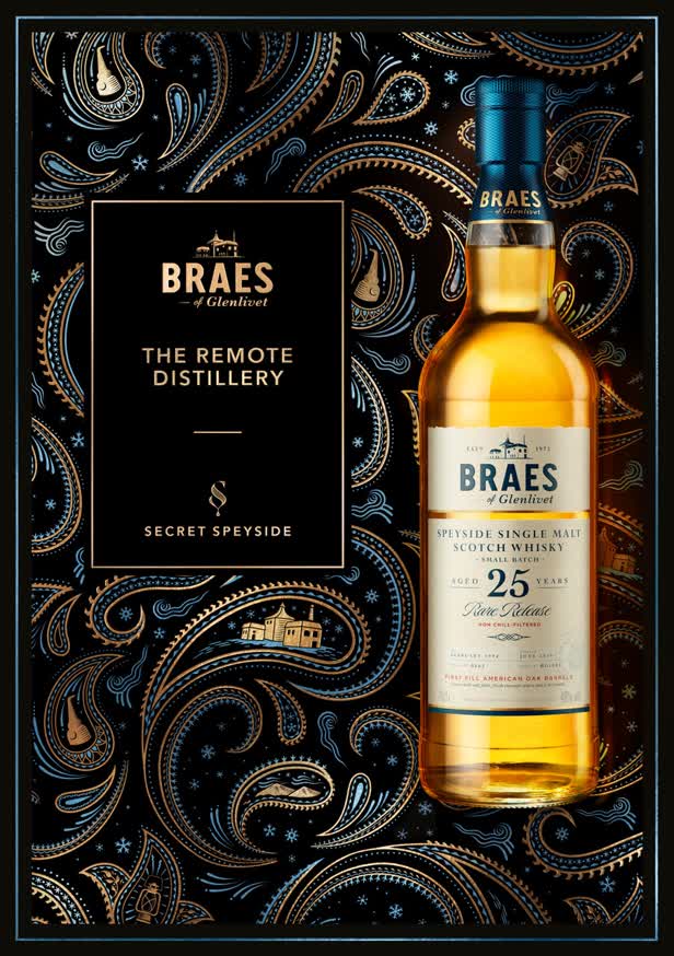 Braes of Glenlivet Whisky Pattern