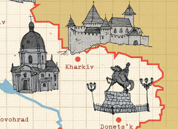 Ukraine Map For OSCE Magazine