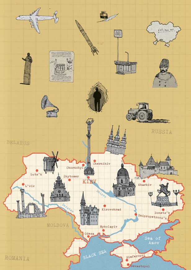 Ukraine Map For OSCE Magazine