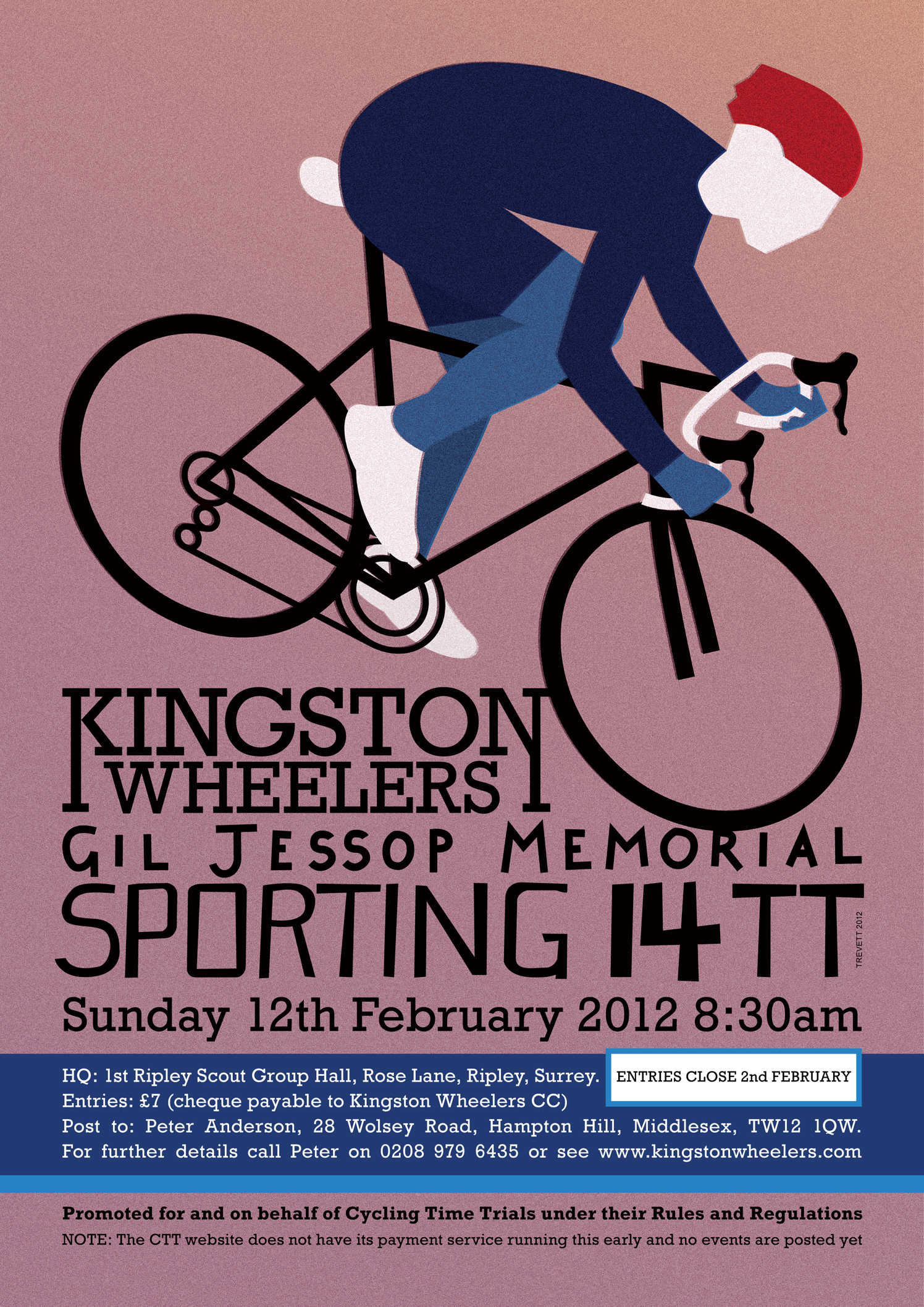Kingston Wheelers Cycling Poster