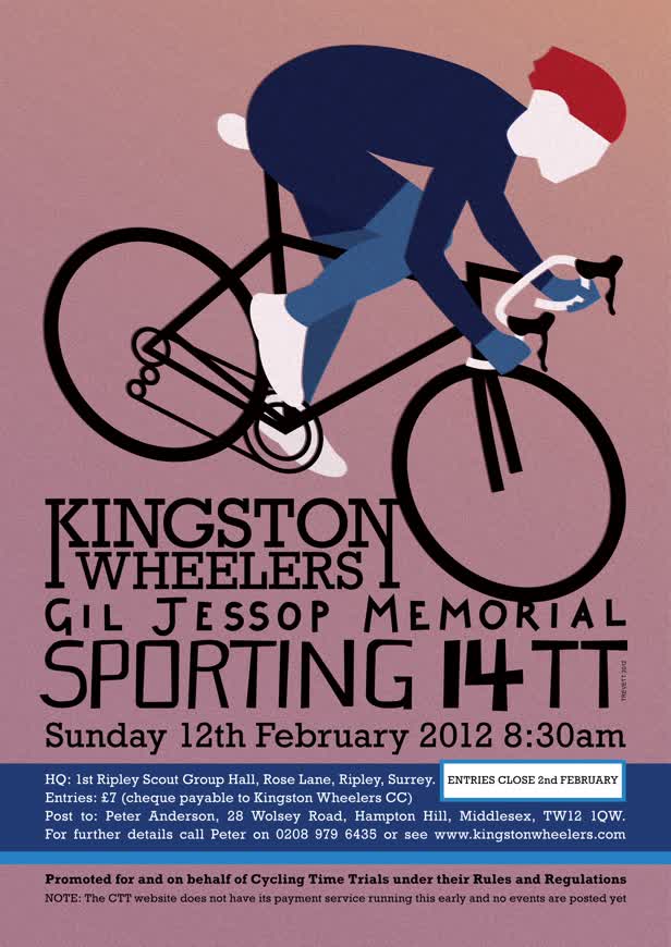 Kingston Wheelers Cycling Poster