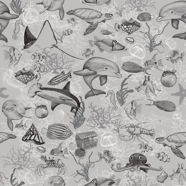 Sea Creatures Pattern