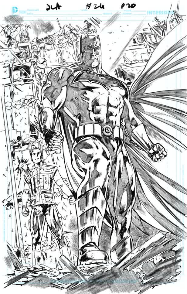 Justice League America 24 /  Pencil Page 20 2