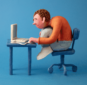 Slouching / The New Yorker