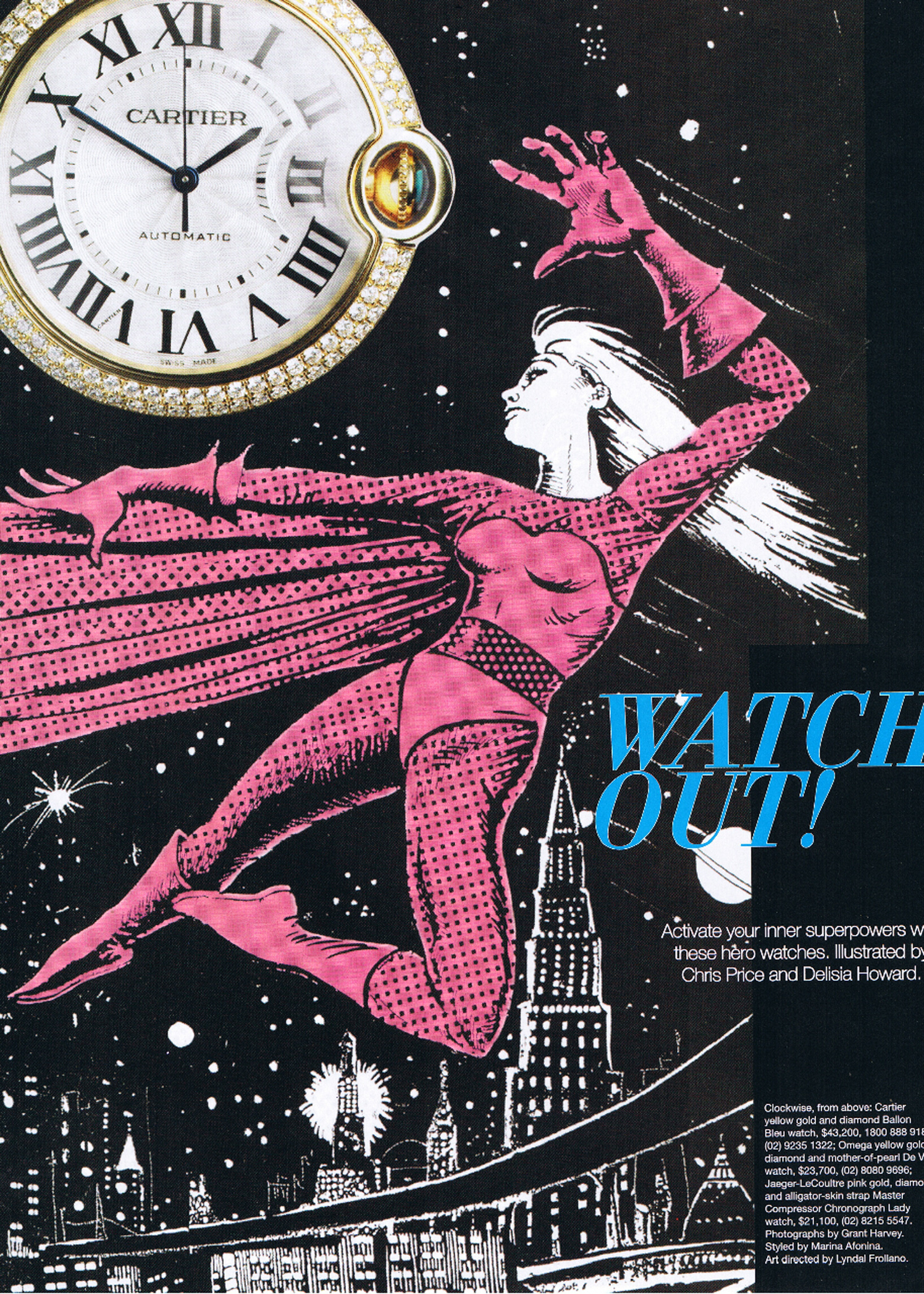Super Heroine Watches Harpers Bazaar