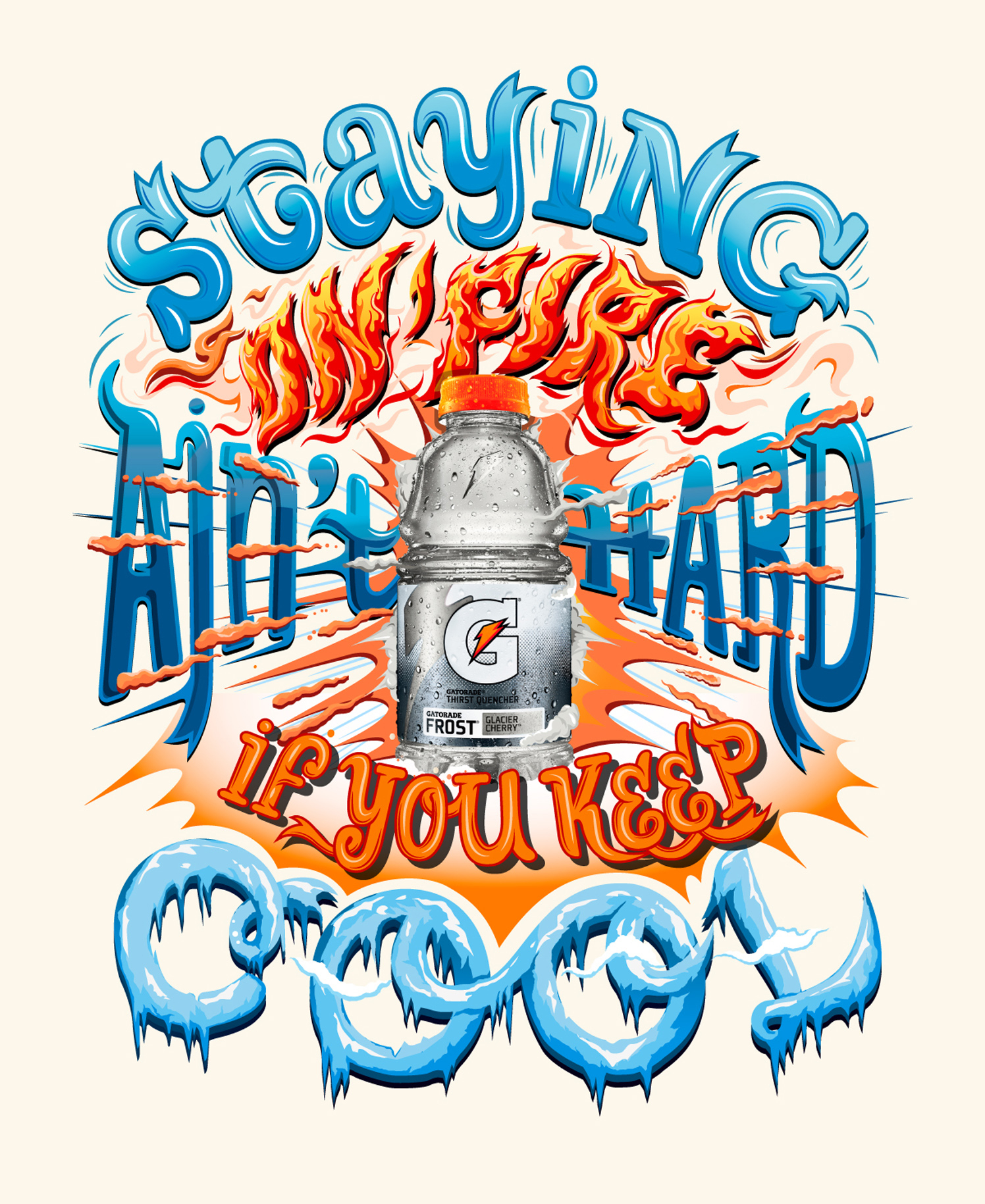 Staying On Fire Ain't Hard If You Keep Cool / Gatorade