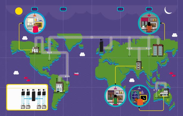 World Map Infographic