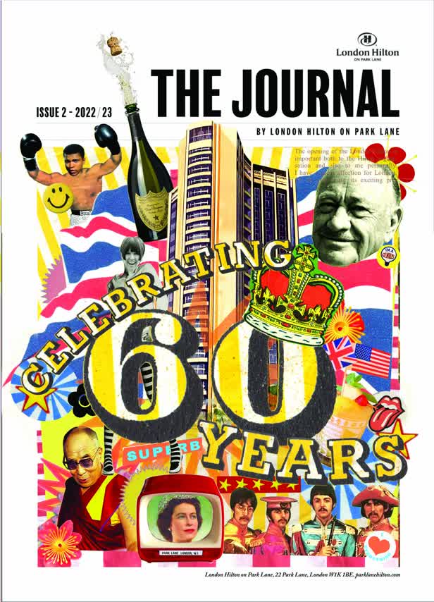 Cover 60th Anniversary / Hilton hotel Park Lane