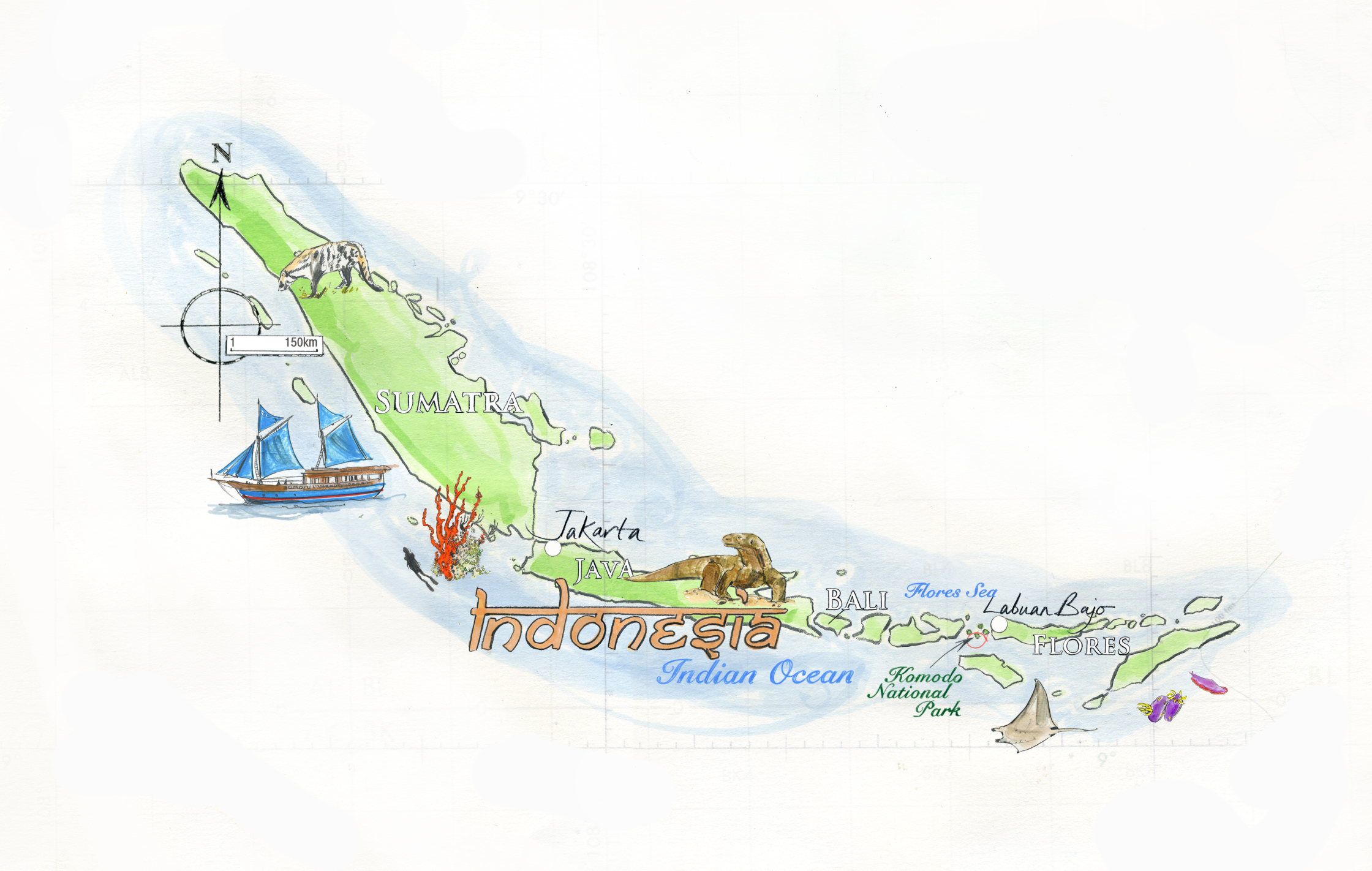 Indonesia Map Conde Nast Traveller