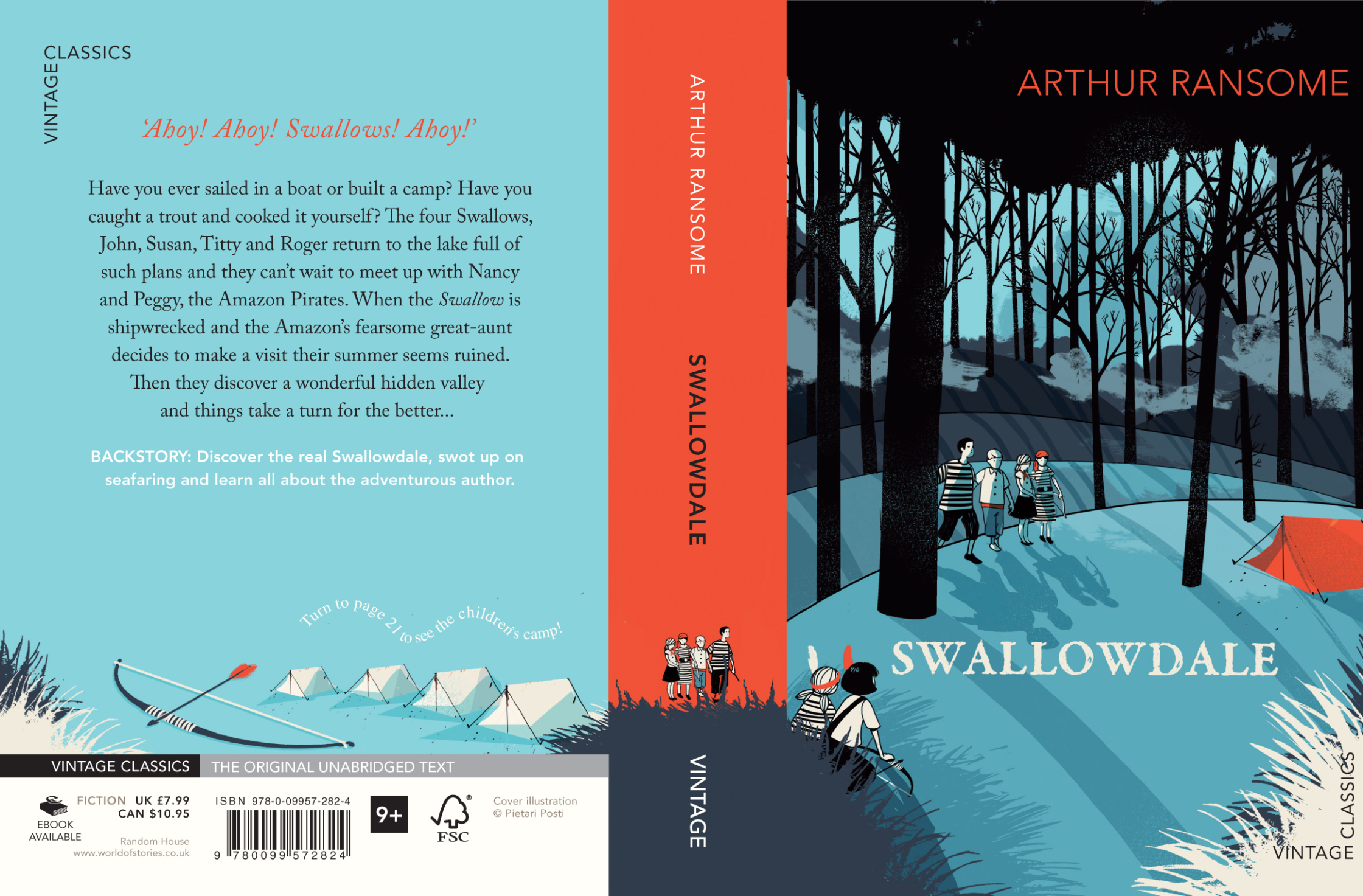 Arthur Ransome - Swallowdale Cover