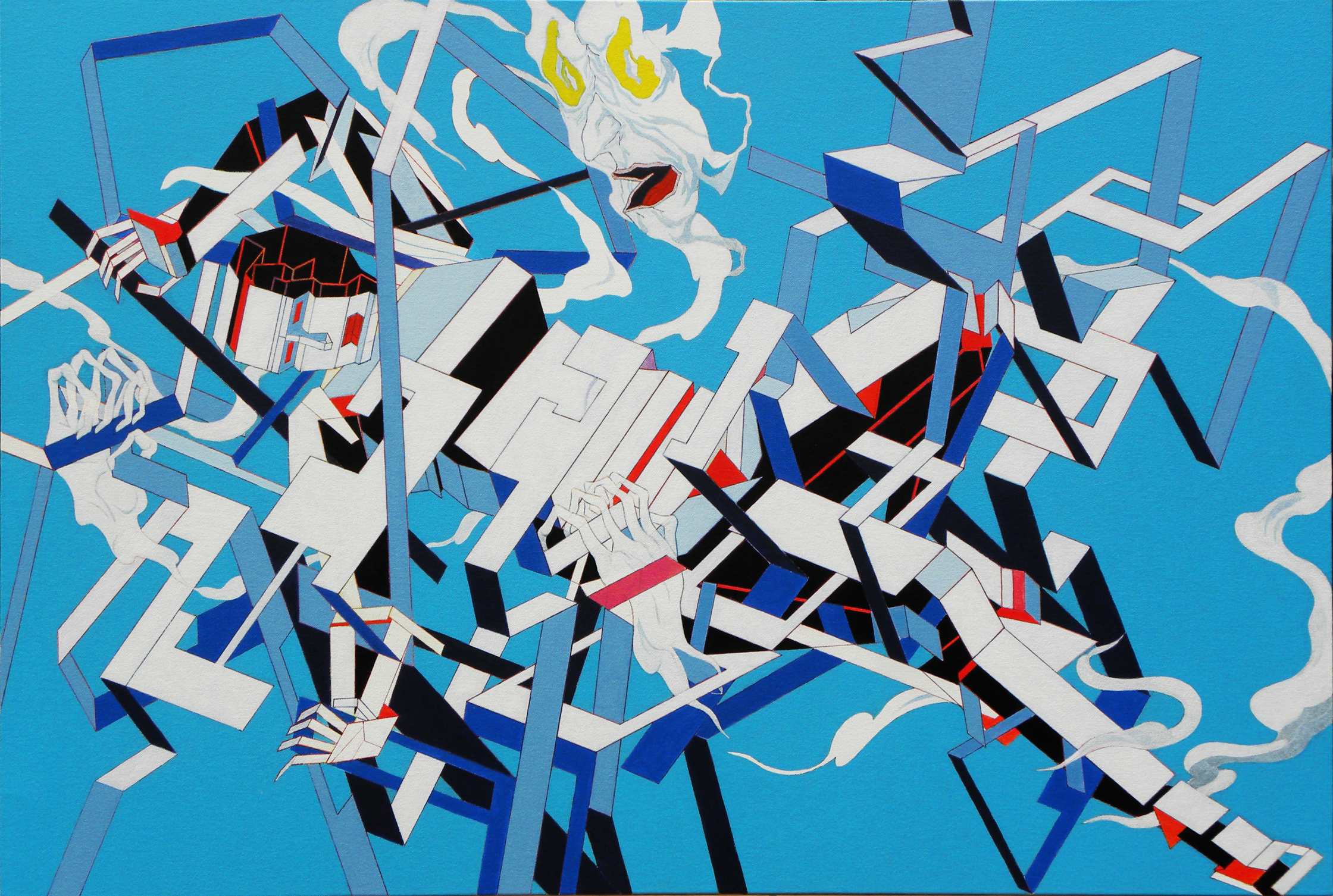 Fight or Flight1 - acrylic on canvas - 91 x 61 cm.jpg