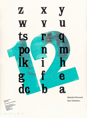 Reverse alphabet / Personal work