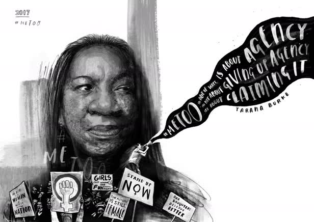 Tarana Burke 2017 #MeToo / Womankind Magazine