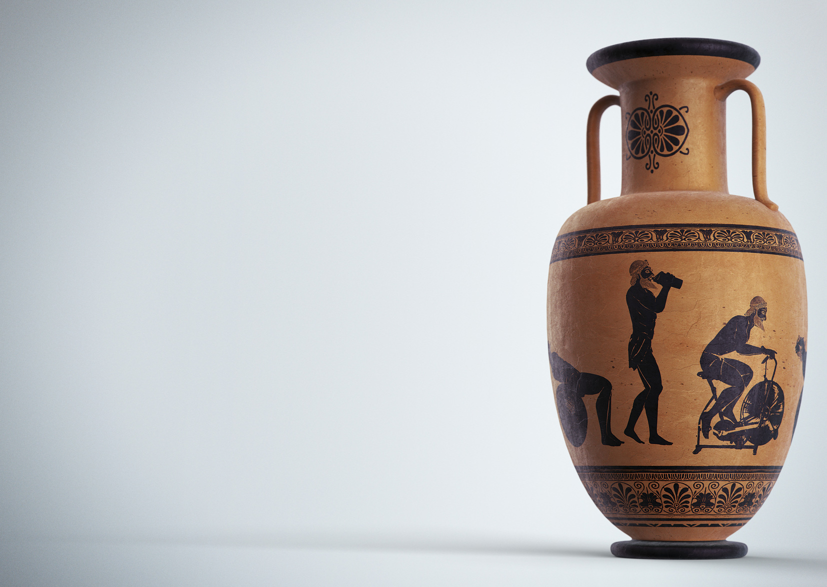Greek Vase Fitness Regime Men's Fitness