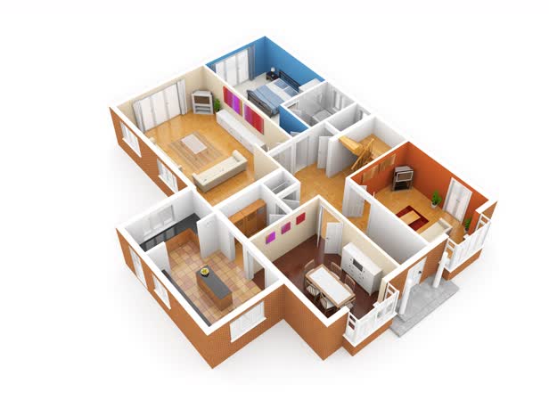 Cutaway Apartment