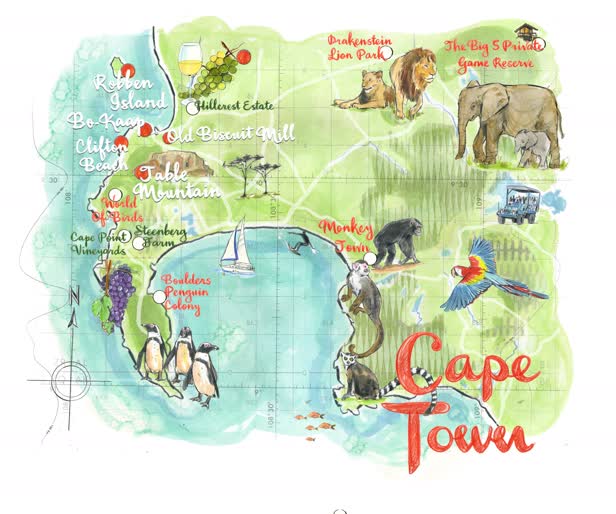 Cape Town Map