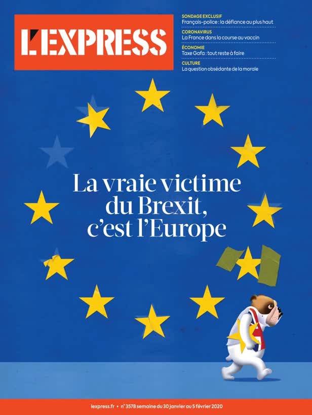 Brexit Bulldog / L'Express