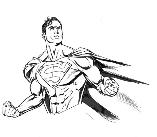 Action Comics / Cover 988 Figure Sketch 4